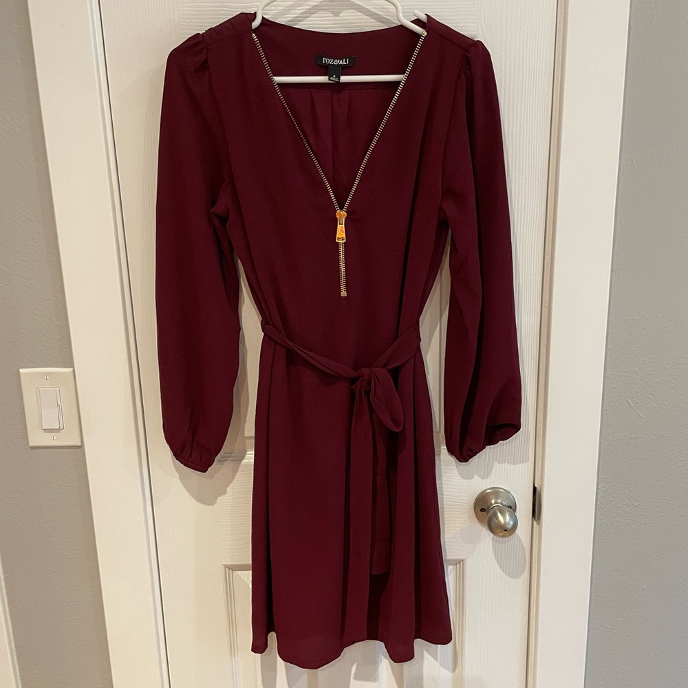 Roz & Ali Maroon Dress